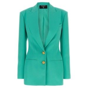 Balmain Logo Button Double-Breasted Blazer - NWT